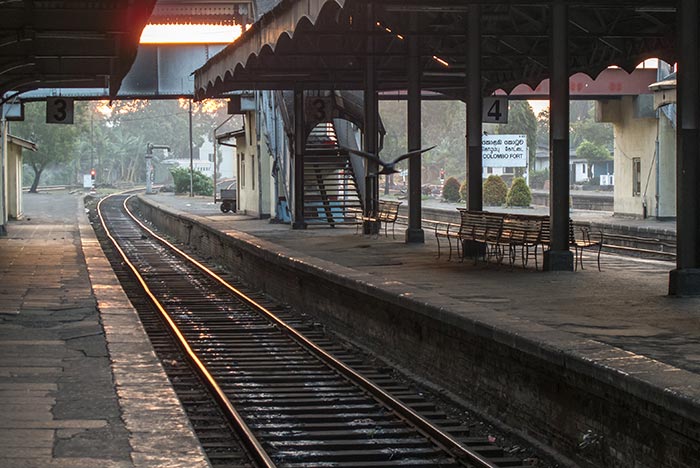 Train from Colombo to Kandy