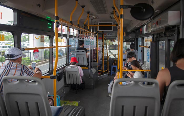 Hanoi Airport to City by Public Bus